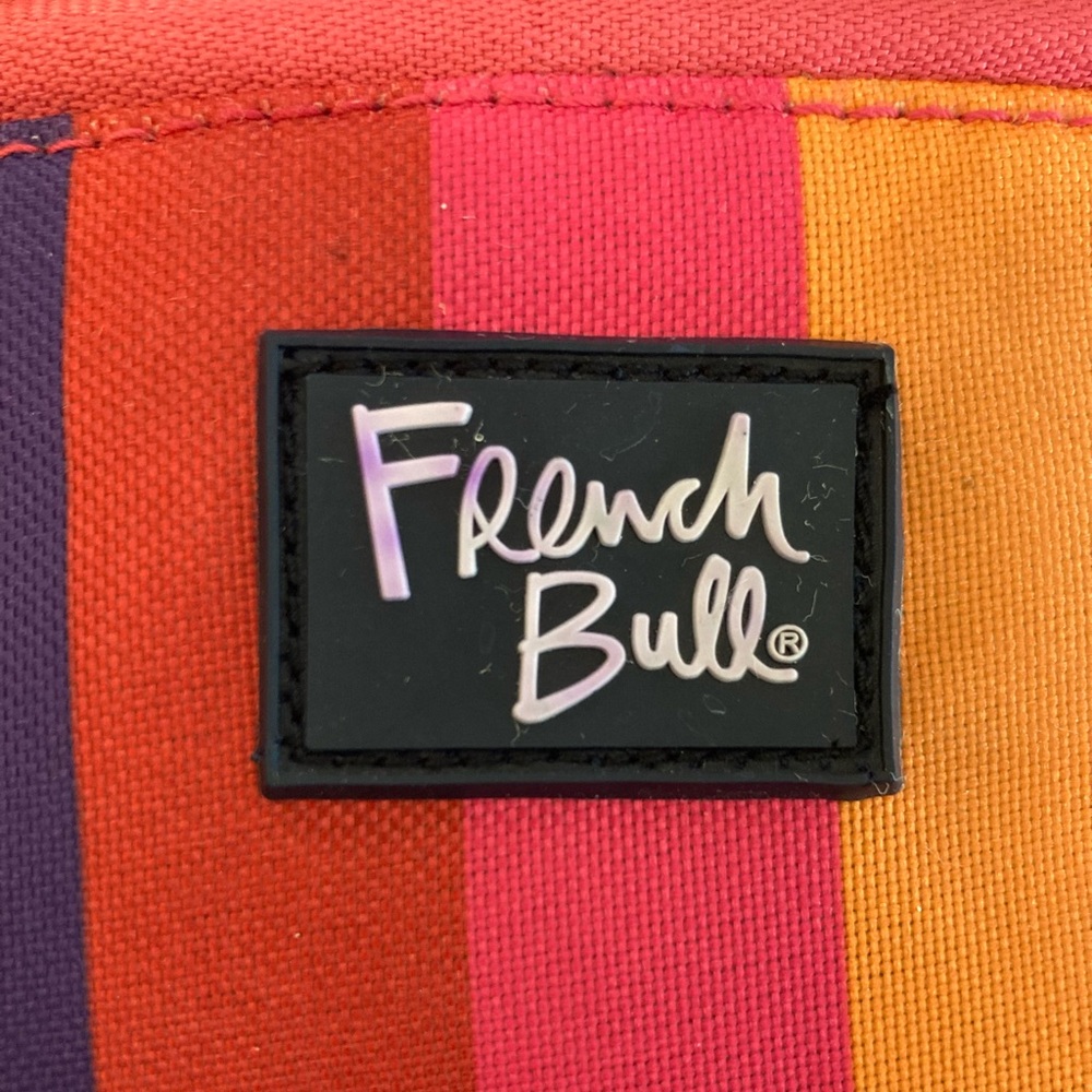 French Bull Rainbow Striped Cosmetic Bag - Picture 7 of 7